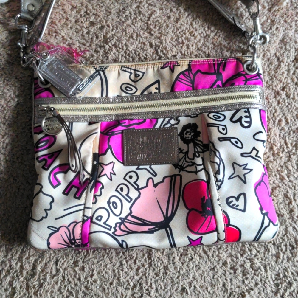 Coach poppy shoulder bag